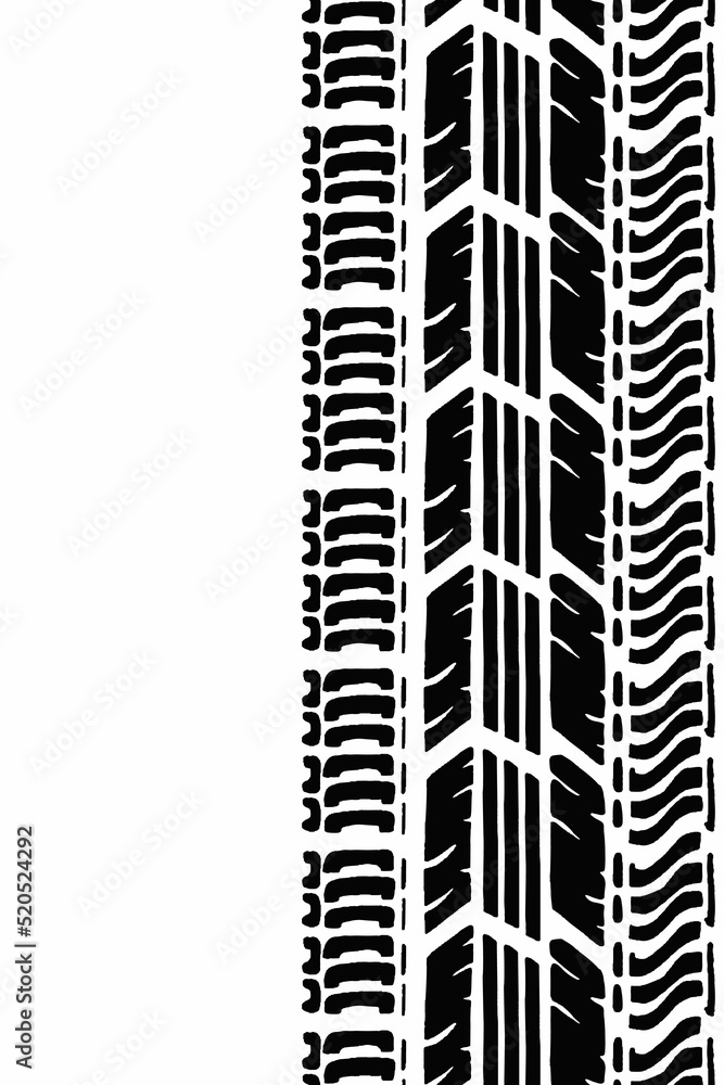 © YuliaShlyahova - Seamless pattern with Wheel tires. Car tire tread tracks and dirty tires track. Isolated banner with empty space for text © YuliaShlyahova - Seamless pattern with Wheel tires. Car tire tread tracks and dirty tires track. Isolated banner with empty space for text