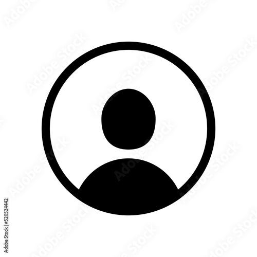 Default avatar profile icon of social media user in clipart style