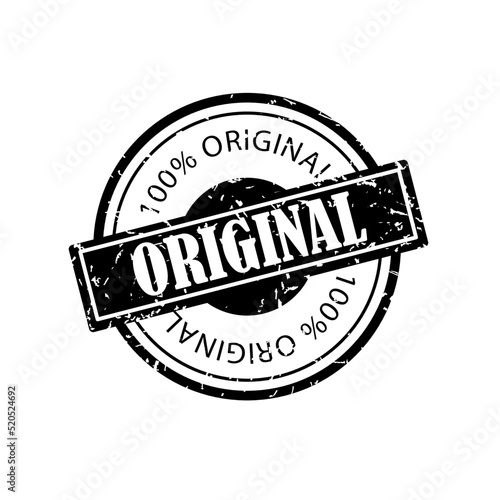Stamp black, original