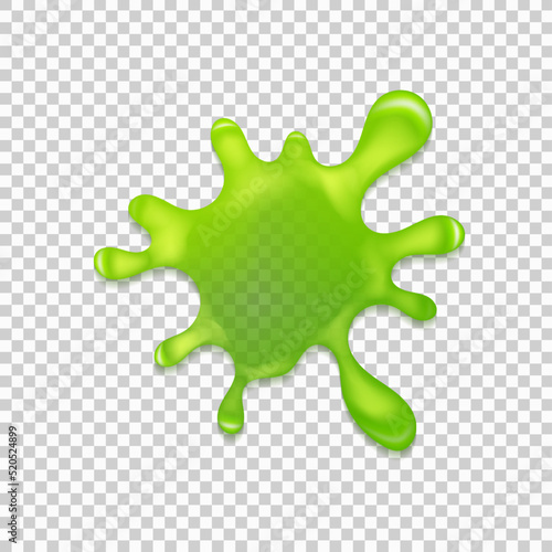 Realistic green slime
