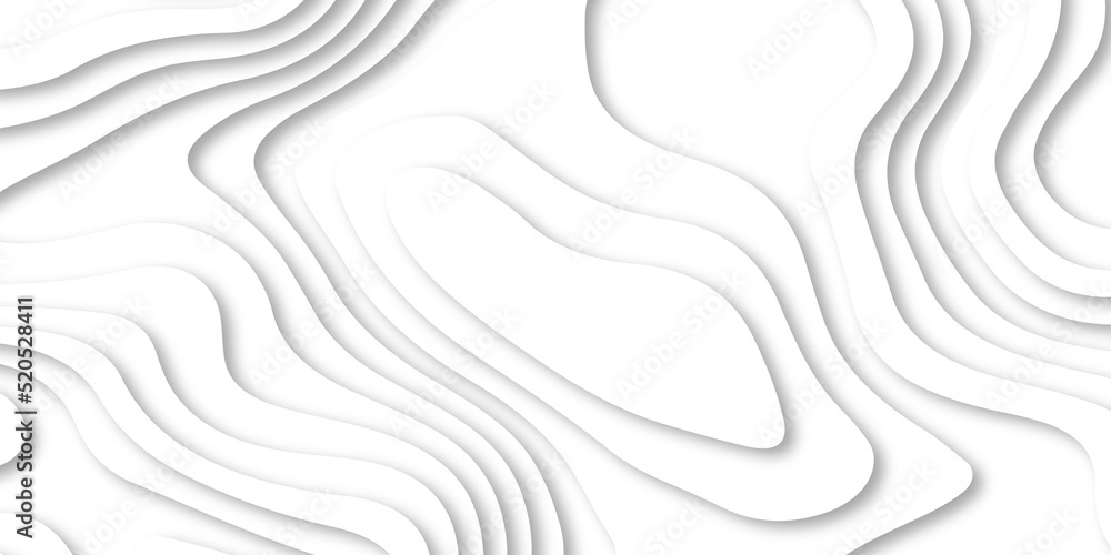 abstract background vector Luxury paper cut background, Abstract decoration, white pattern, gradients, 3d Vector illustration, topographic canyon map light relief texture, curved layers. abstract background vector Luxury paper cut background, Abstract decoration, white pattern, gradients, 3d Vector illustration, topographic canyon map light relief texture, curved layers.