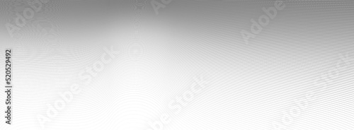 Light grey lines in 3D perspective vector abstract background, dynamic linear minimal design, wave lied pattern in dimensional and movement.