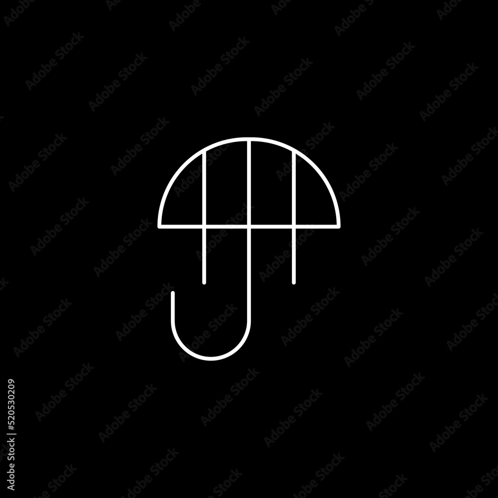 abstract flat umbrella dynamic tech modern abstract flat umbrella dynamic tech modern