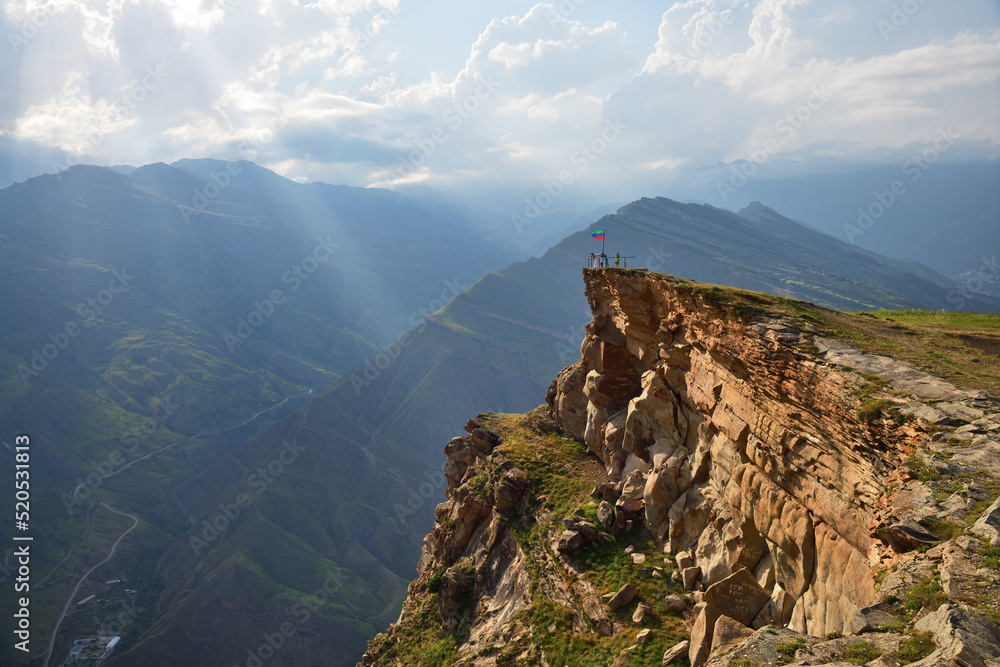 Obraz premium Beautiful mountain landscape of Dagestan, Russia