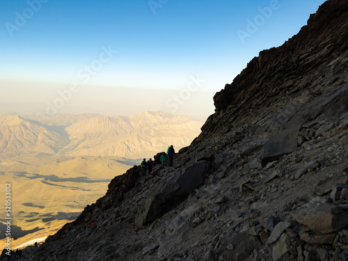mystical views from the highest mountain in iran