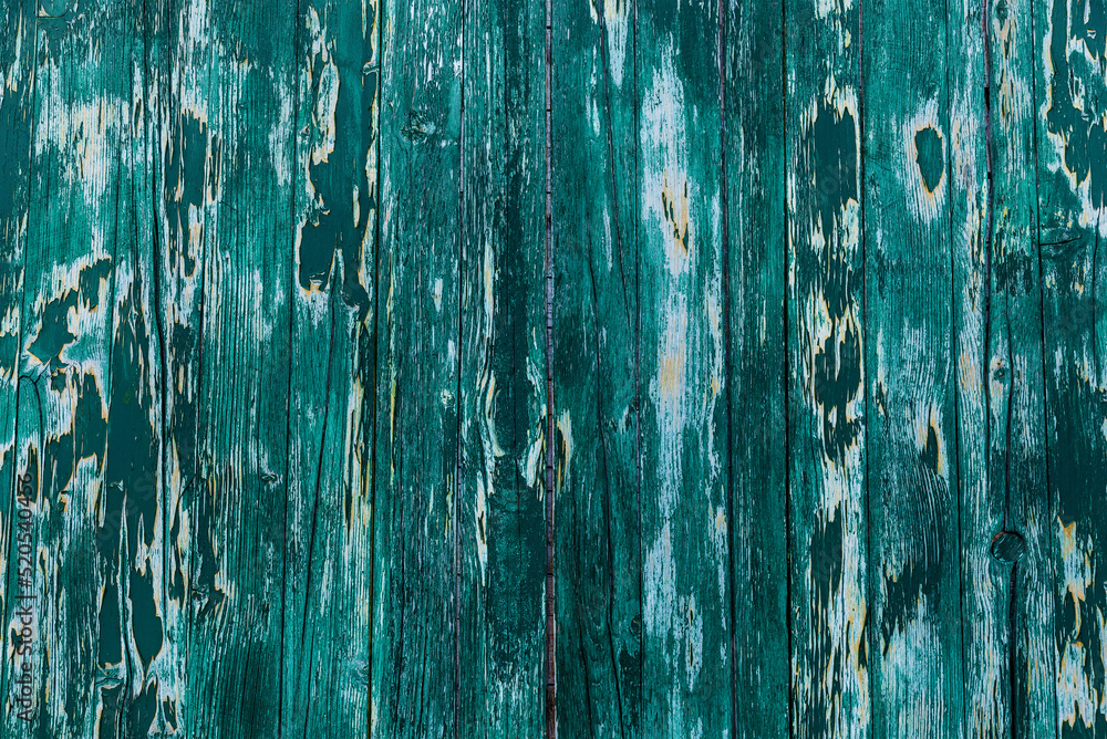 Wooden background with old paint