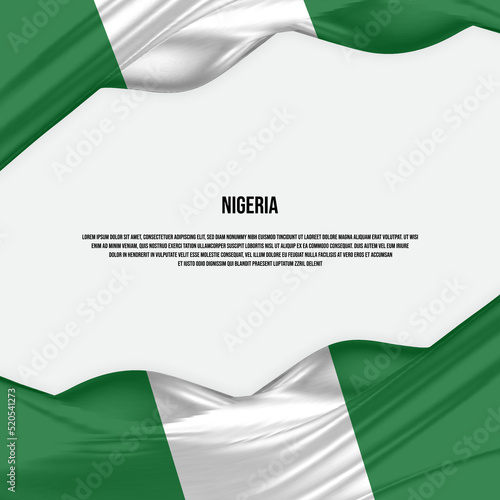 Fotografi Nigeria flag design