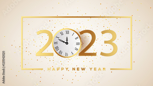 Wallpaper Mural 2023 Happy New Year Vintage Background Torontodigital.ca