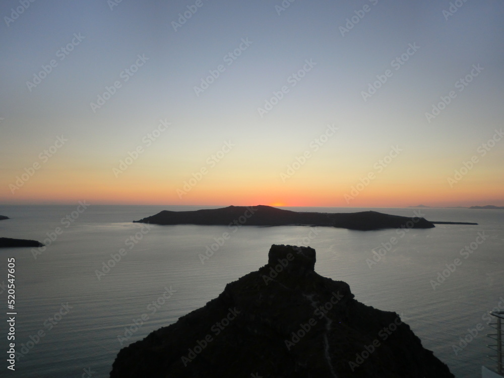 Sunset from Santorini Sunset from Santorini