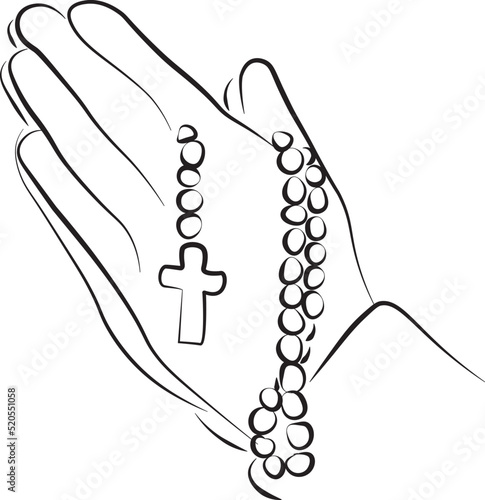 hands folded in a prayer to god. Prayer hands with faith in religion and faith in God. The power of hope or love and devotion. Namaste or Namaskara hand gesture. prayer position