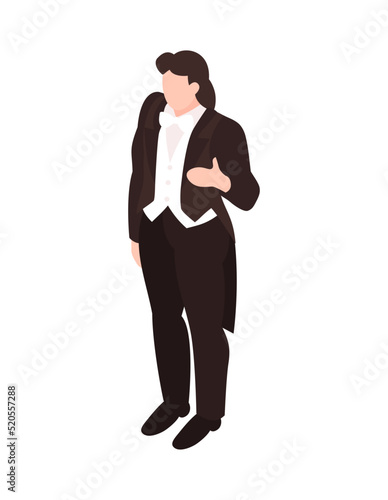 Musician Isometric Illustration