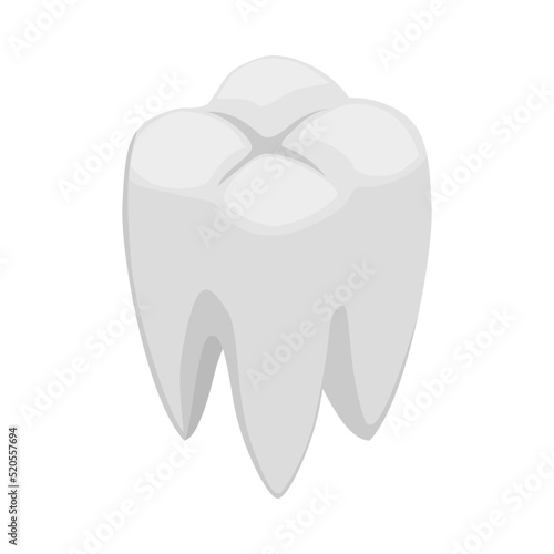 Isometric Tooth Illustration