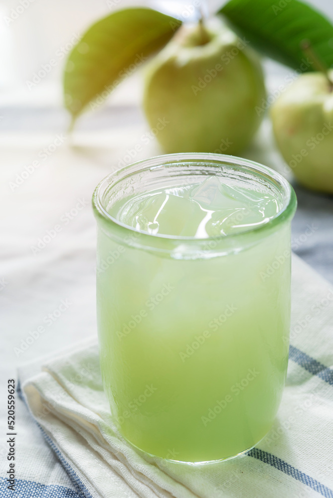 Guava juice and fresh Guava Guava juice and fresh Guava