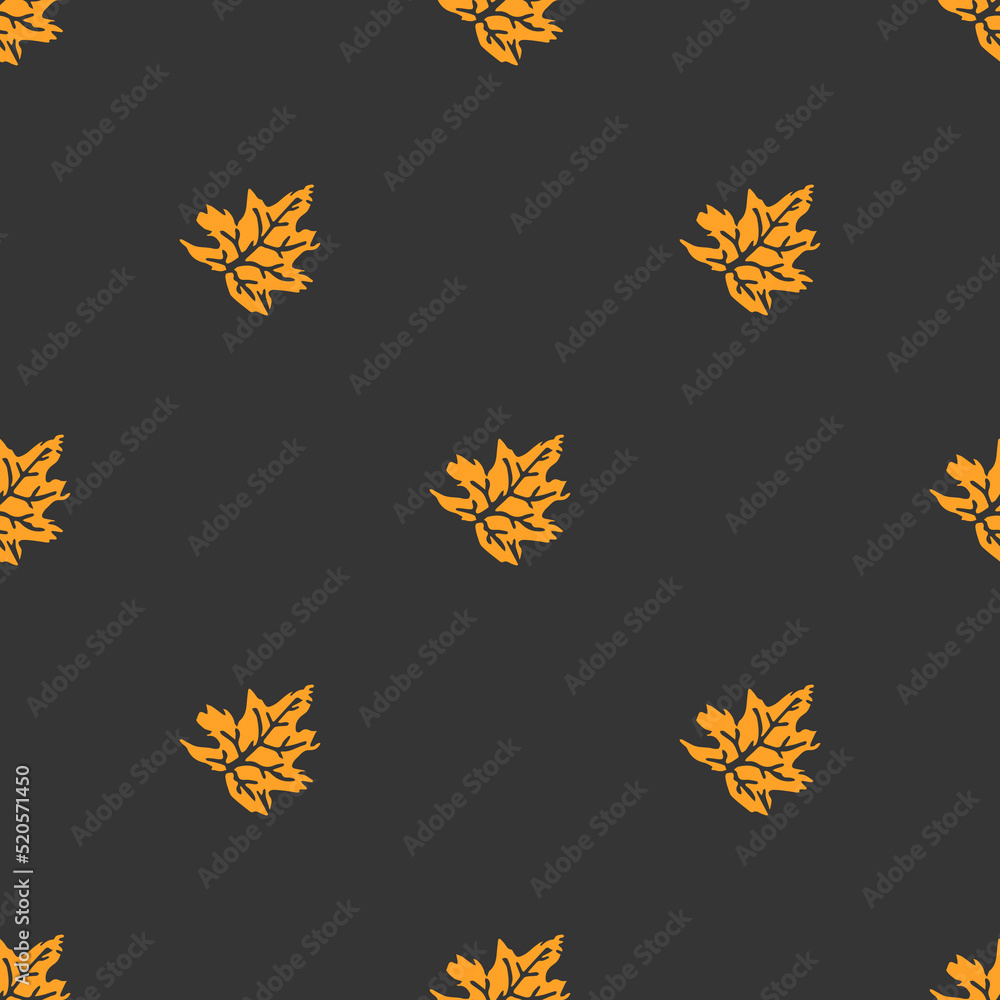 Autumn pattern. Seamless autumn leaves pattern. autumn maple leaves