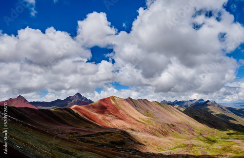 Mountain landscape. Picturesque Peruvian Andes. © badahos