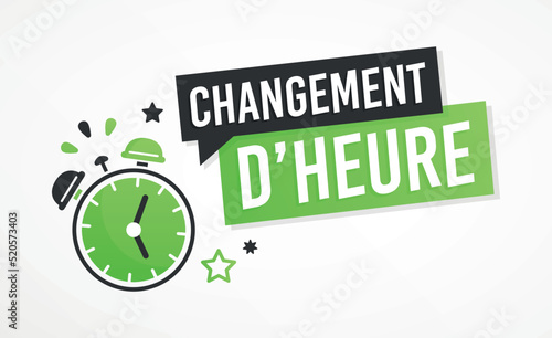 Changement d'heure