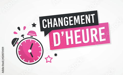 Changement d'heure