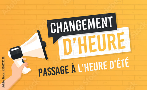 Changement d'heure - Passage à l'heure d'été