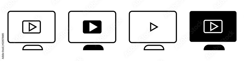 Online learning icon vector set. webinar illustration sign collection. web school symbol. Online learning icon vector set. webinar illustration sign collection. web school symbol.