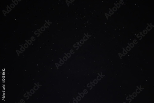 Stars on black sky at night