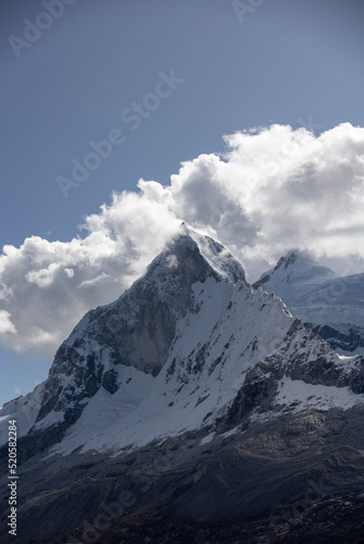 Peruvian mountain snow covered  peak © jeanpierre
