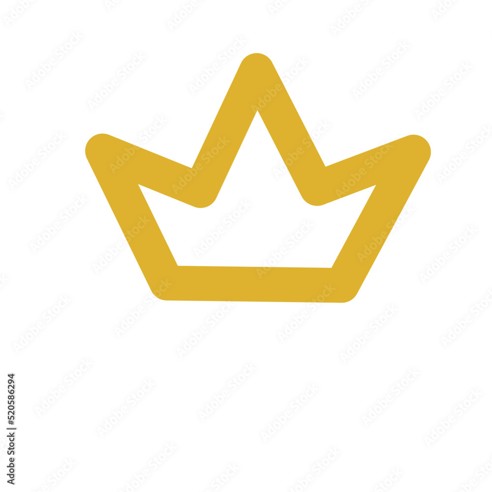 Crown vector elements