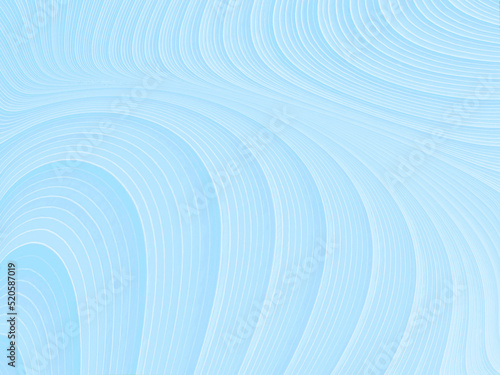 Abstract background template. Many waveform lines white and blue. The concept features a semicircle stacked endlessly. With copy space. 