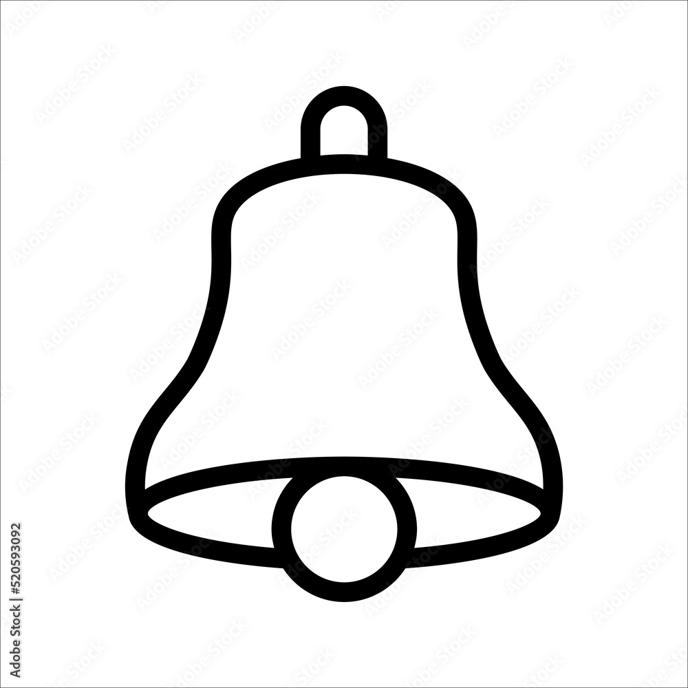 alarm ring signal icon vector illustration on white background. alarm ring signal icon vector illustration on white background.