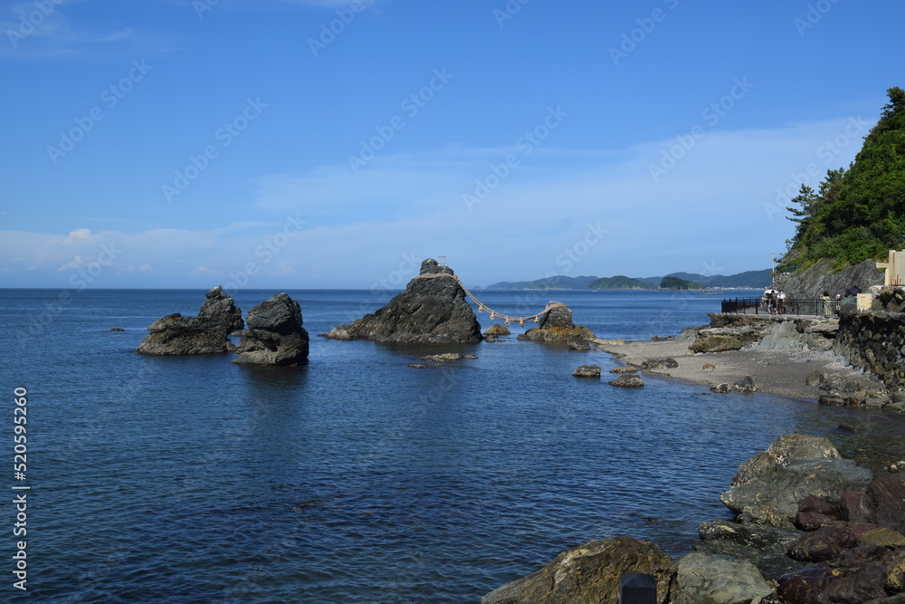 二見浦　夫婦岩
