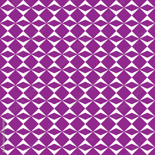 White triangle pattern on purple background. Colorful modern backdrop design. Up arrow pattern on purple background.