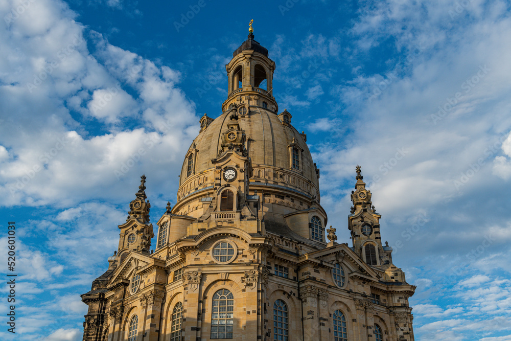 The restored Frauenkirche in Dresden, Saxony, Germany The restored Frauenkirche in Dresden, Saxony, Germany