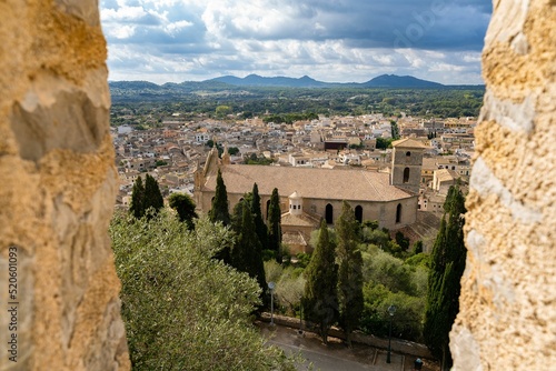 Arta view from Santuari de Sant Salvador, Mallorca (Majorca), Spain photo