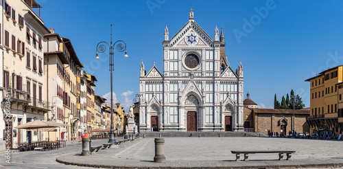 Basilica of Santa Croce, Florence, UNESCO World Heritage Site, Tuscany, Italy photo