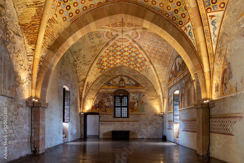 Hall of Justice, Rocca di Angera, Angera, Lake Maggiore, Varese district, Lombardy, Italy photo