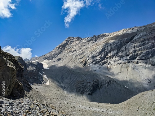 hiking in the beautiful uri alps. Wanderlust Switzerland. Fisetenpass Gesfairenstock and Urnerboden. High quality photo photo