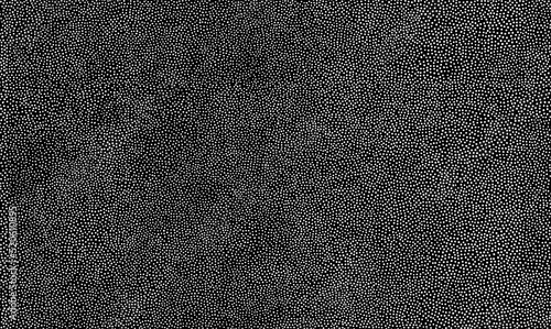 Seamless vector dot texture individually drawn repeatable organic pattern swatch white dots on black background scalable