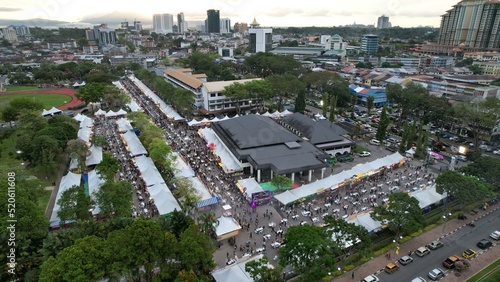 Kuching  Malaysia - August 1  2022  The Annual Kuching Festival Street Fair