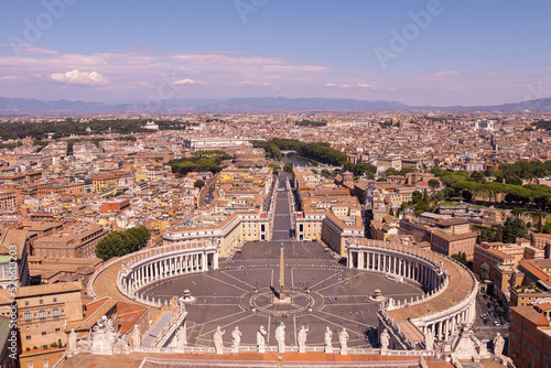 Vista de Roma desde la cúpula de San Pedro