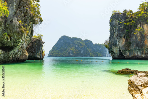 Obraz na plátně Scenic bay of Koh Lao La Ding island, destination island for tourist in Krabi, Southern of Thailand