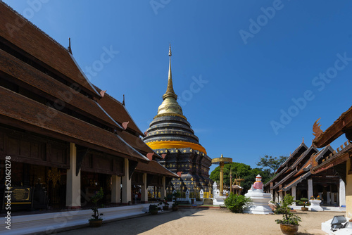 Wat Phra That Lampang Luang Temple. A landmark to visit in Lampang province, Northern of Thailand