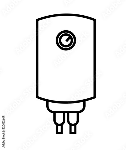 Boiler icon ,water heater vector illustration,flat style icon,design,boiler illustration