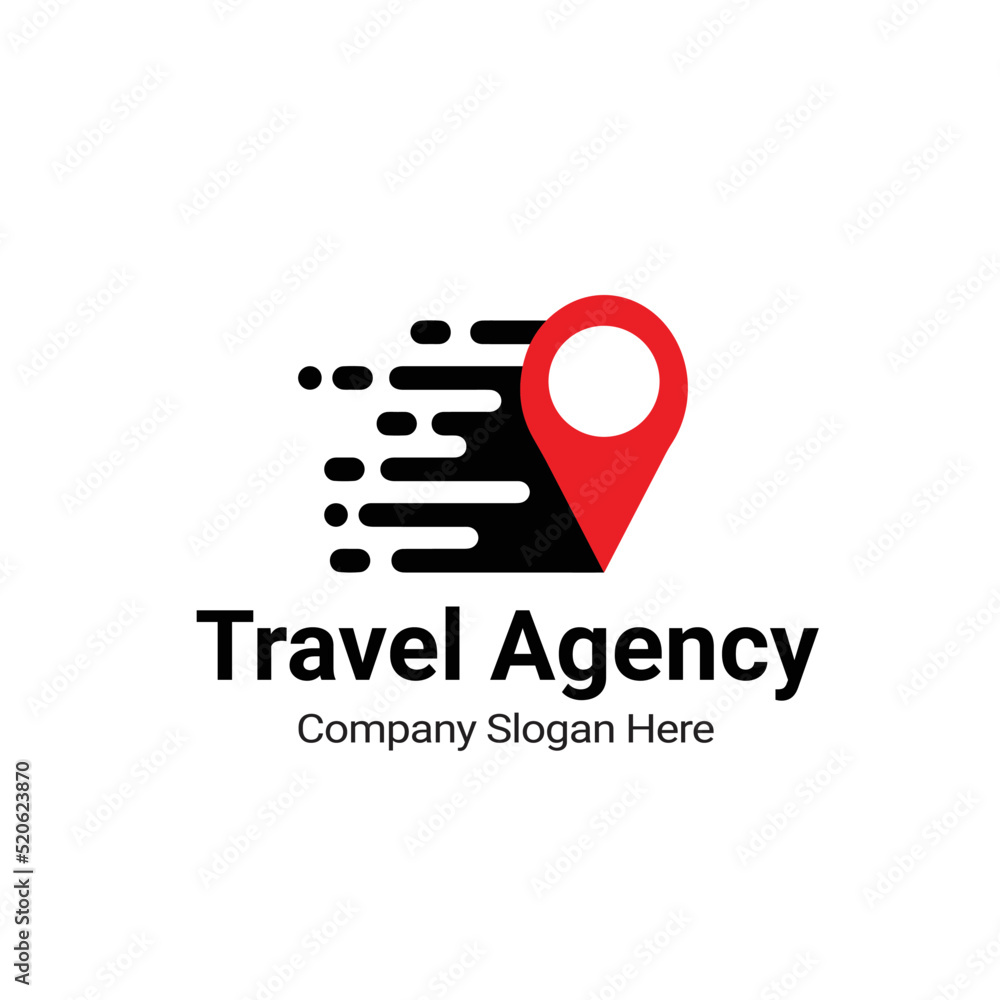 Modern Fast Travel Agency Logo Design Modern Fast Travel Agency Logo Design