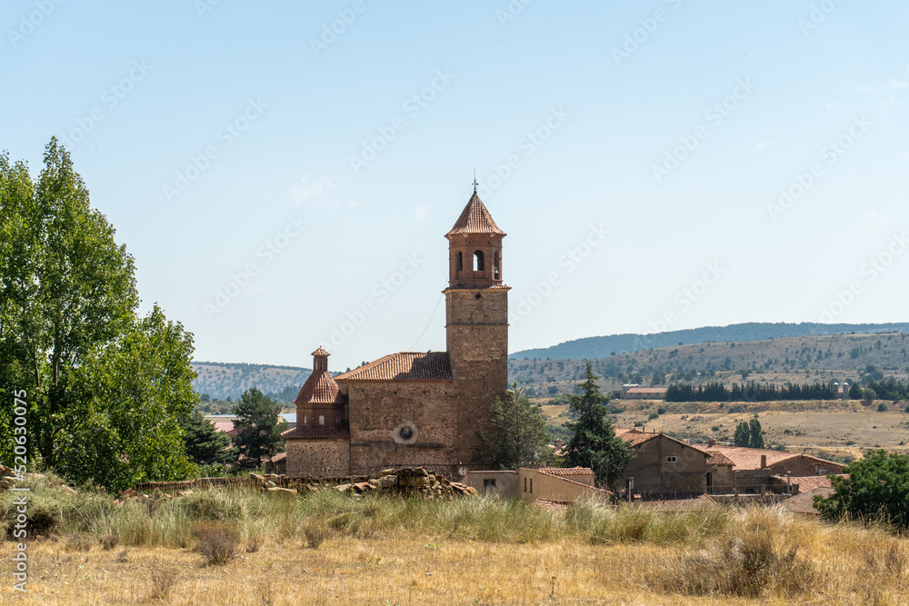 Terriente Church, Aragon (Spain).