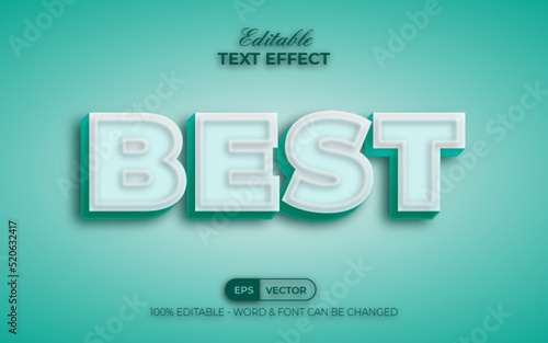3D rendering of a glowing text effect on a turquoise background