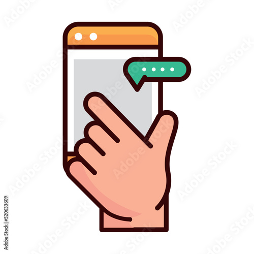 smartphone send message