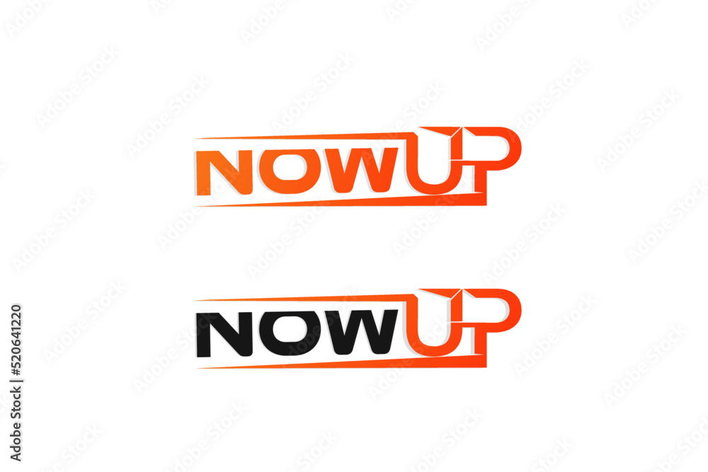 Fototapeta premium fit health activity athlete concept background with word nowup.discount promotion online sale slogan design