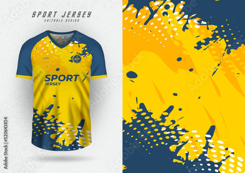 Background mock up for sports jerseys, jerseys, running shirts, side stripes for sublimation.