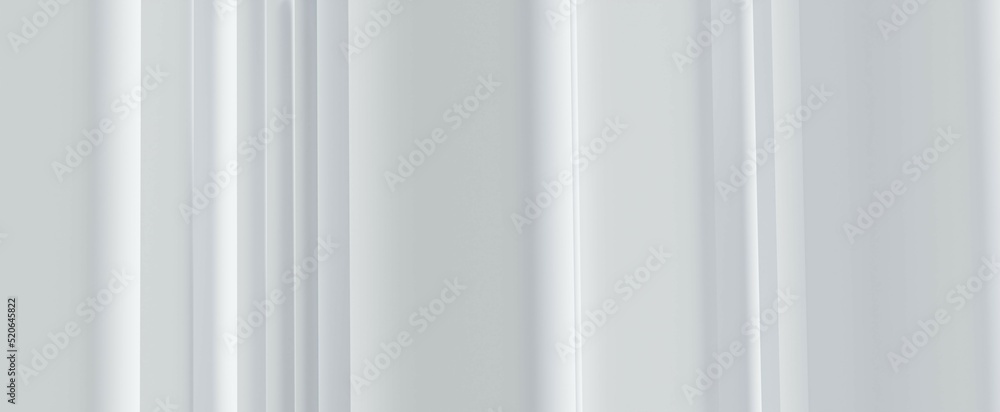 Volumetric vertical strips of paper background. White lines with 3d render geometric decorative textures Decoration for web design and monochrome art Volumetric vertical strips of paper background. White lines with 3d render geometric decorative textures Decoration for web design and monochrome art