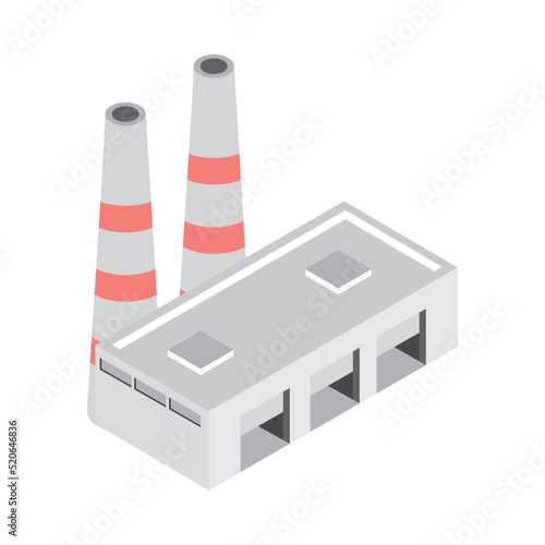industrial factory isometric
