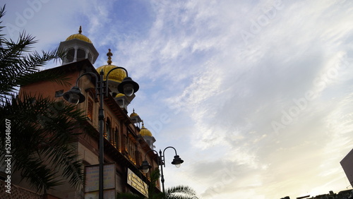 side view of Gurudwara Sis Ganj Sahib in chandni chowk delhi photo